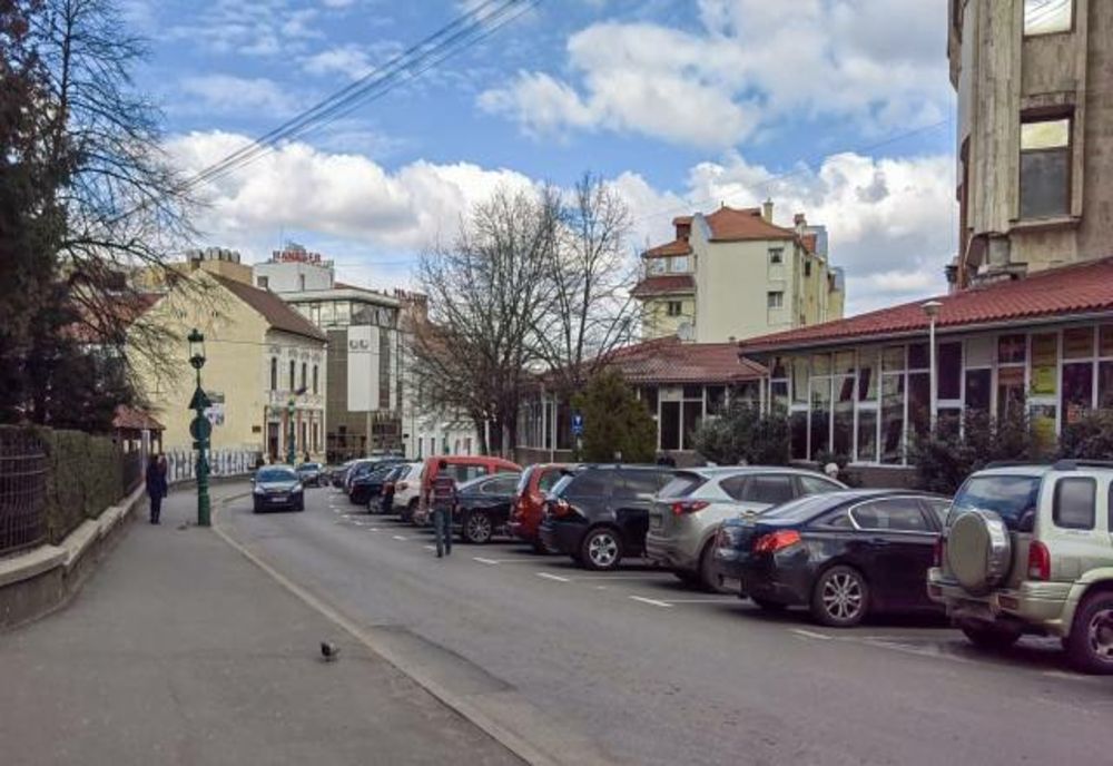 Zonă pietonală în centrul Zalăului