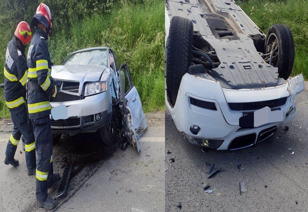 Accident pe DN 1F, în Panic! Trei femei, la spital
