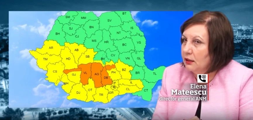 Cod PORTOCALIU de ploi torențiale după temperaturile de vară. Cum va fi vremea azi?
