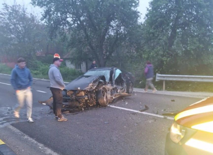 Accident grav pe DN 1C: două persoane rănite, trafic blocat în Sălaj