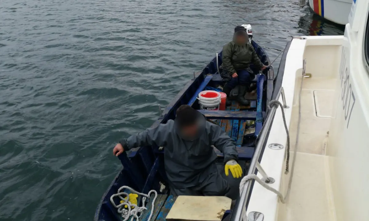 O navă a luat foc în Marea Neagră, în zona economică exclusivă a României