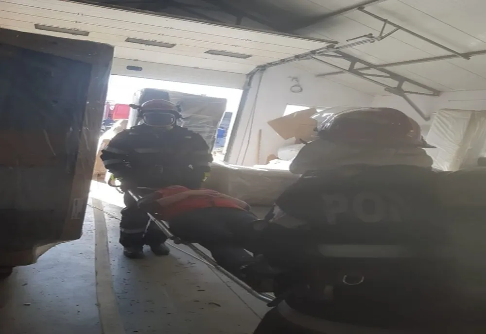 Simulare de incendiu la sediul unui operator economic din Hida