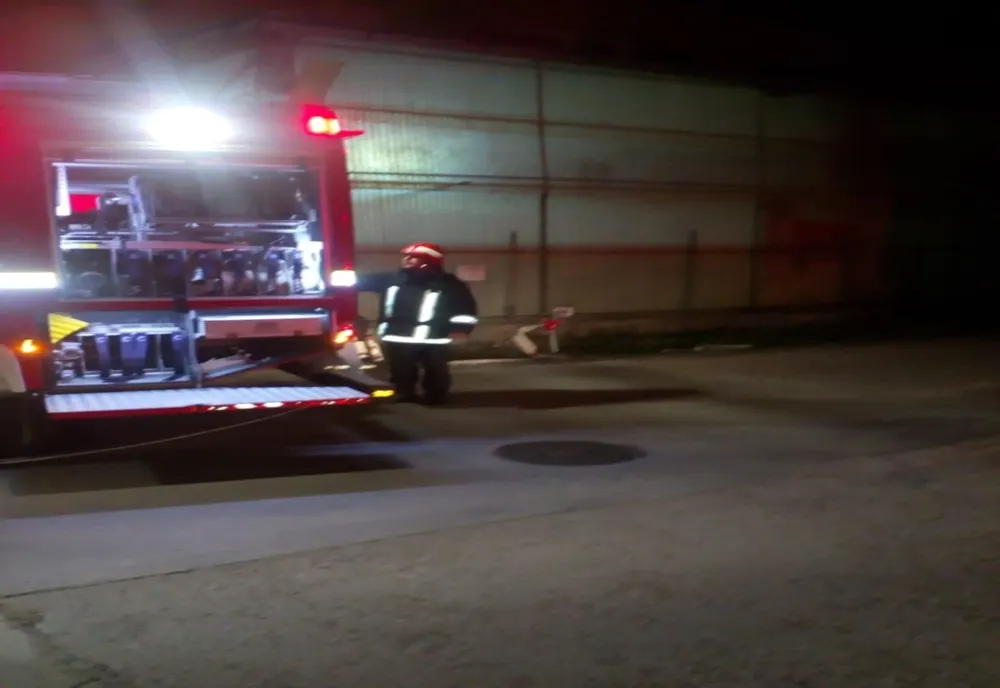 Incendiu la o fabrică din Zalău