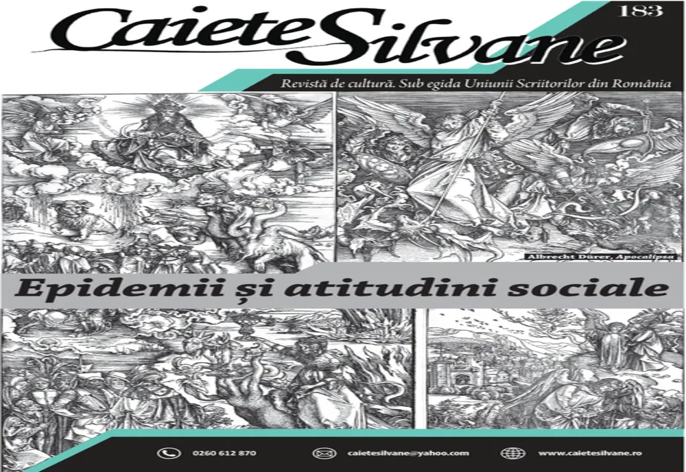 Un nou număr al revistei Caiete Silvane -183. Noua ediție - in memoriam- scriitorului Daniel Hoblea - ''În vremuri de pandemie''