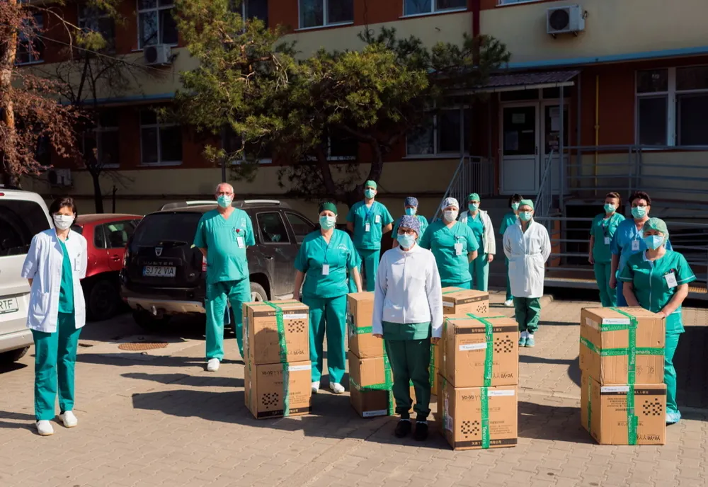  De la TenarisSilcotub, 10.000 de măști de protecție pentru Spitalul Județean