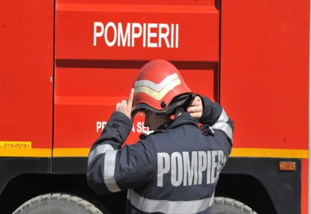 Incendiu la sediul unei firme din Cehu Silvaniei