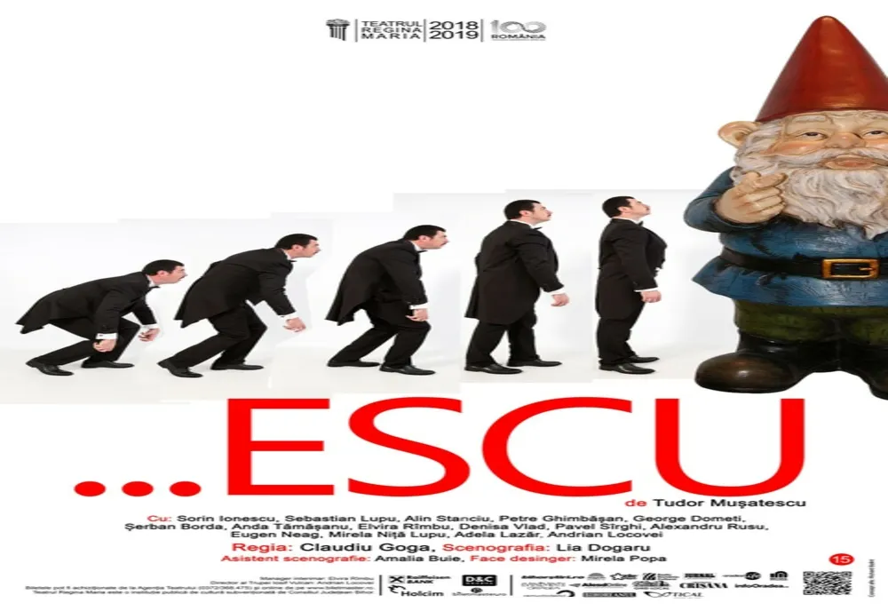 Casa Municipală de Cultură va invită la teatru, ...ESCU, de Tudor Mușatescu