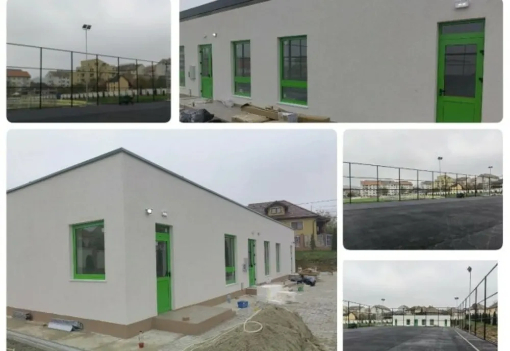 Avansează lucrările la noul teren de sport multifuncțional din incinta Stadionului Municipal