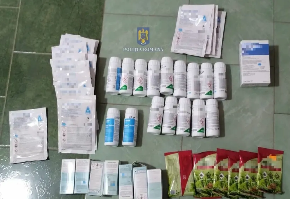 Două firme sălăjene care au vândut produse de protecția plantelor expirate, cu dosare penale