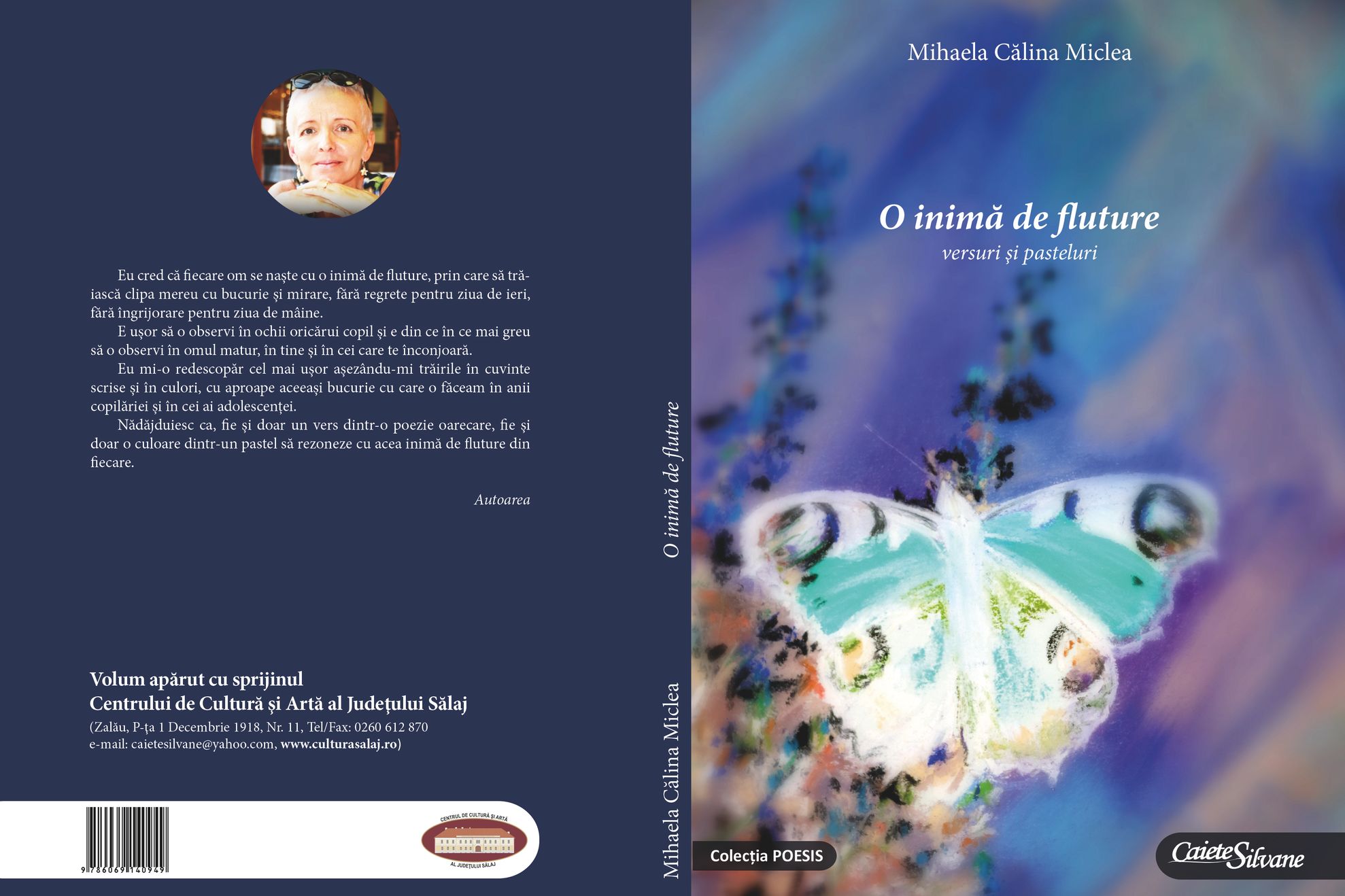 coperta O inimă de fluture tipar