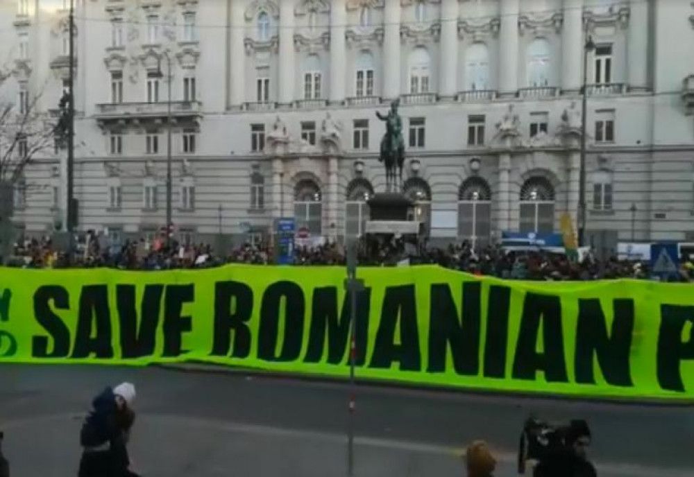 Marș impresionant la Viena pentru salvarea pădurilor din România