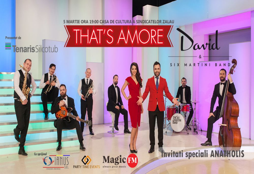 Concert „That’s Amore” la Zalău cu intrare liberă