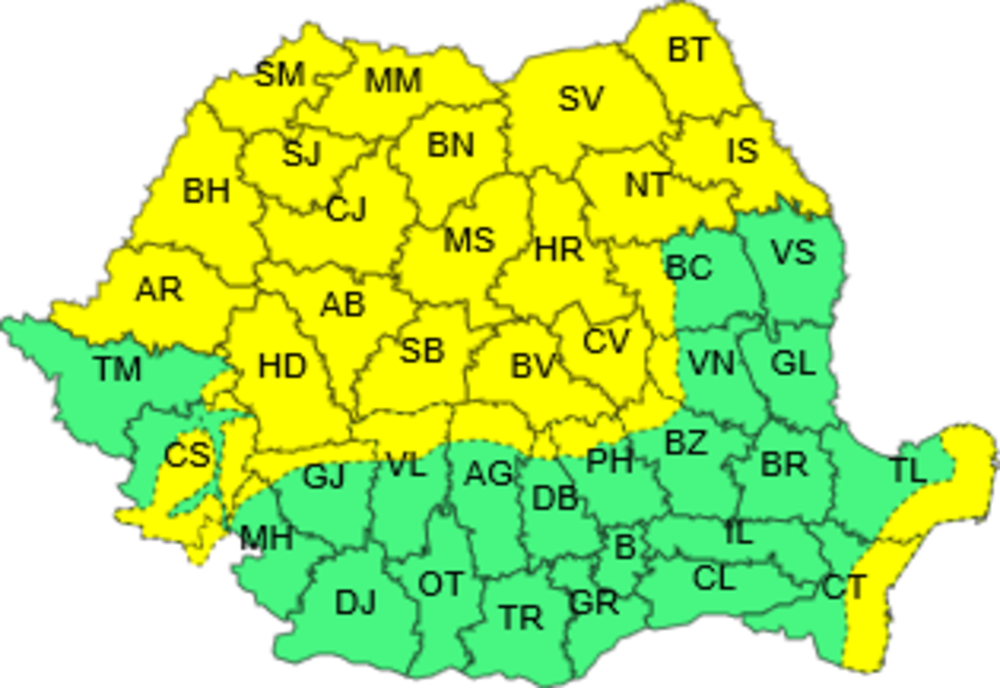 Cod galben de vânt în Sălaj