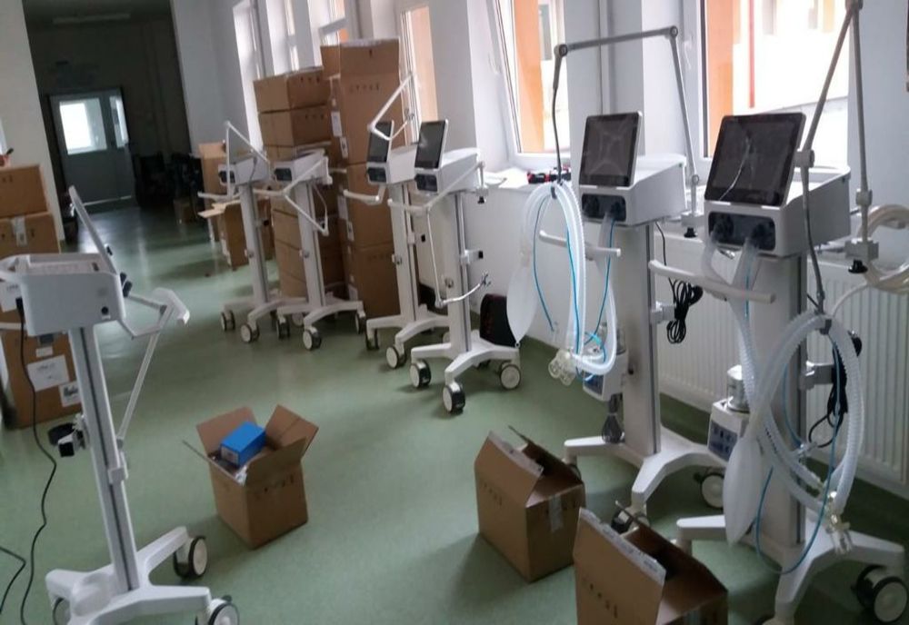 13 noi aparate de ventilație mecanică la Spitalul Județean Zalău