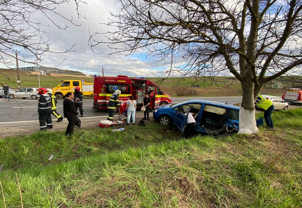 FOTO | Accident violent pe DN1F Cluj - Zalău! Două persoane au fost rănite