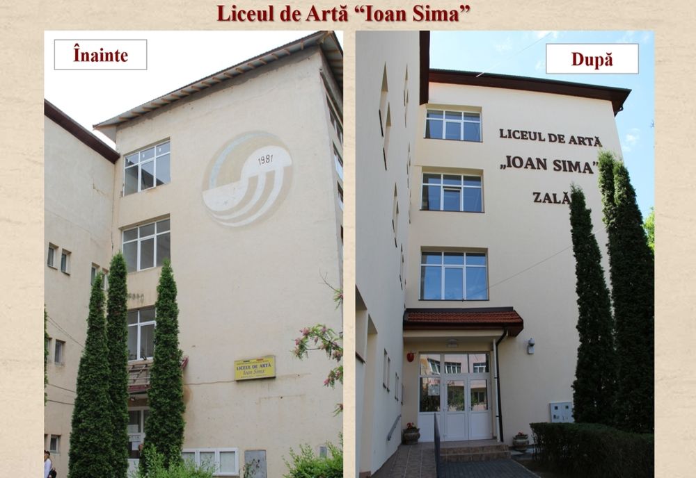 Infrastructură școlară modernă la Liceul de Artă “Ioan Sima” din Zalău