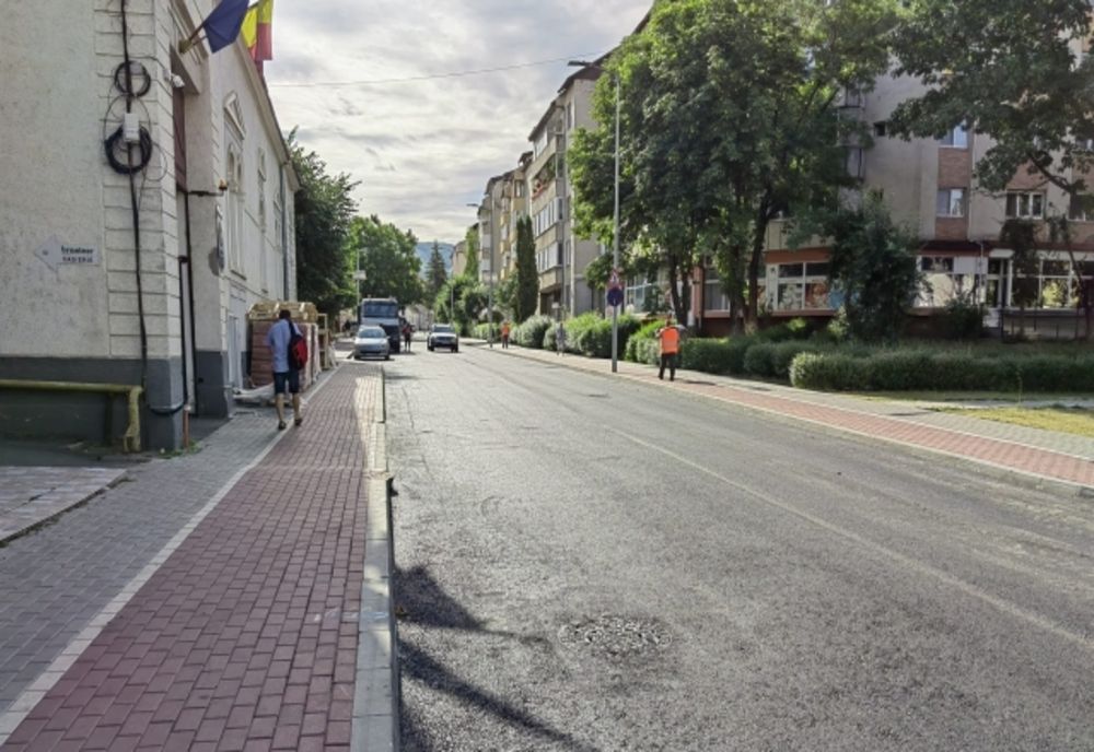 Circulația rutieră a revenit la normal pe strada Corneliu Coposu din Zalău
