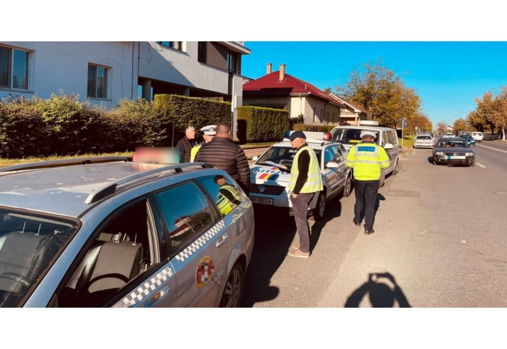 38 de taximetrişti din Zalău au fost amendaţi