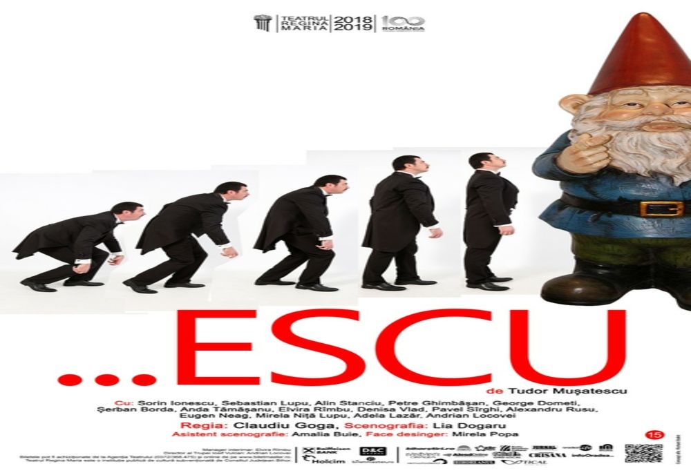 Casa Municipală de Cultură va invită la teatru, ...ESCU, de Tudor Mușatescu