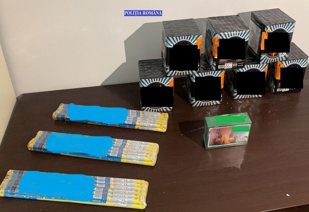 Minori din Jibou prinşi cu materiale pirotehnice