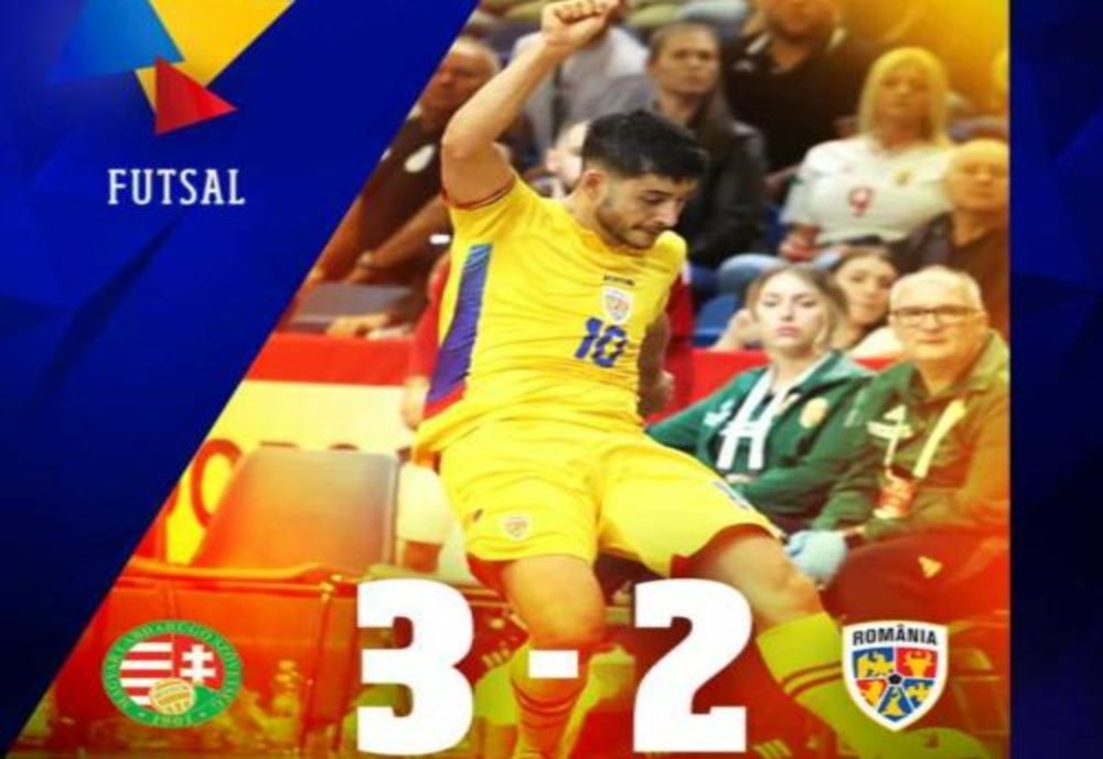 FUTSAL: ROMÂNIA, ÎNVINSĂ DE UNGARIA CU 3-2, ÎN BARAJUL PENTRU EURO 2026