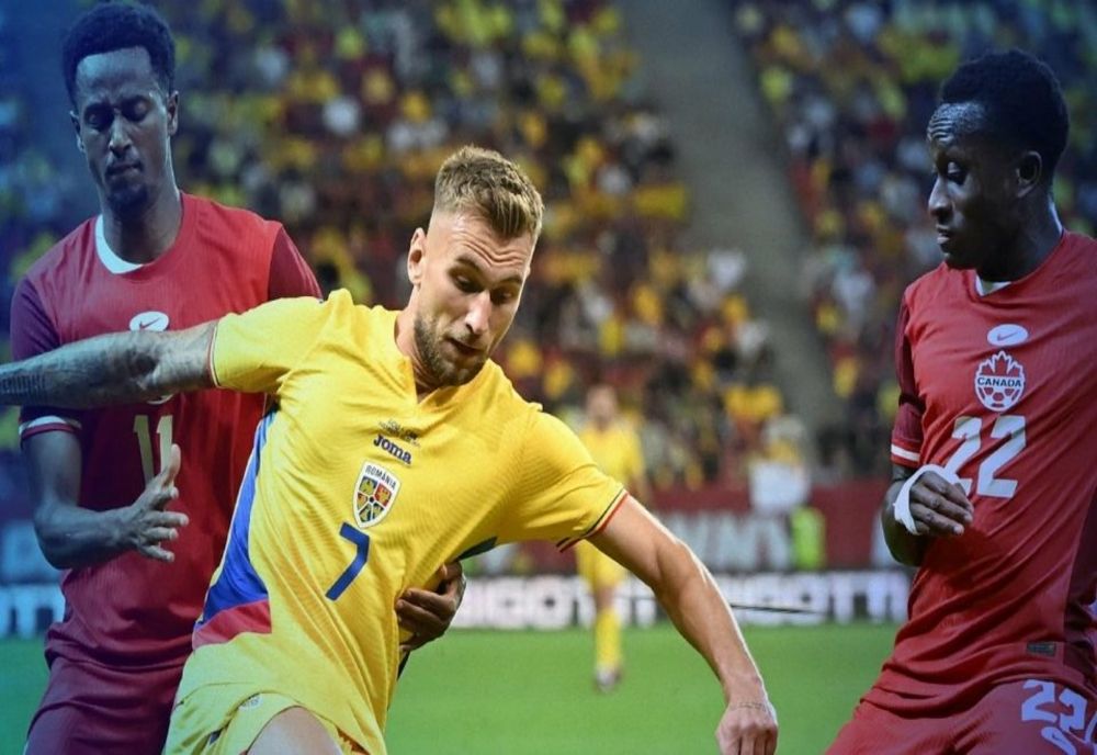 NAȚIONALA DE FOTBAL A ROMÂNIEI, ÎNVINSĂ CU 0-3 DE CANADA ÎNTR-UN MECI AMICAL