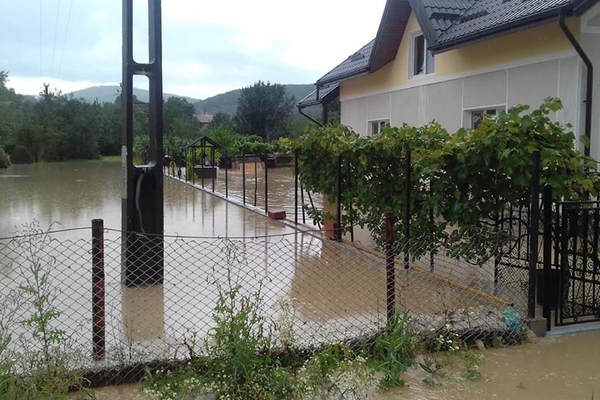 Patru localități din Sălaj, lovite de inundații