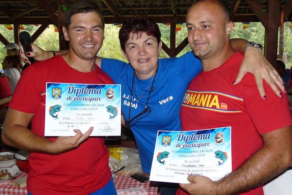 Jandarmii sălăjeni s-au întrecut la pescuit