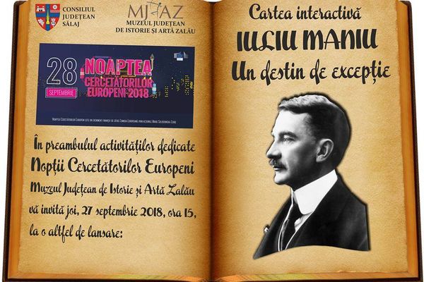La Muzeul Judeţean, carte interactivă ''Iuliu Maniu - un destin de excepţie''