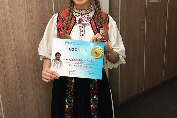 Sălăjeanca Alexandra Antal, din  nou pe podium