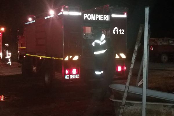 Gospodării cuprinse de flăcări în Șimișna și Crișeni