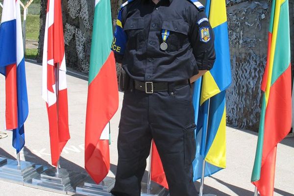 Jandarm din Sălaj, decorat cu ''Emblema de Onoare'' a MAI pentru misiuni internaţionale