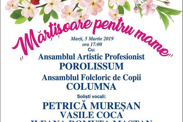 ''Mărțișoare pentru mame'' - spectacol muzical-coregrafic