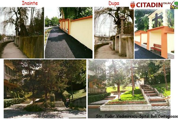 Municipalitatea informează despre o lucrare care a contribuit  ''la modernizare și un aspect mai frumos al orașului''. Investiţia, cu bani de la buget