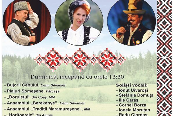 La Cehu Silvaniei, o nouă ediţie a Festivalului Internațional al Dansului și Cântecului Codrenesc