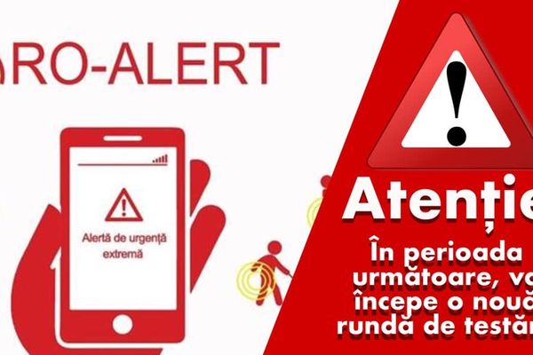 O nouă rundă de testări ale Sistemului RO-ALERT!