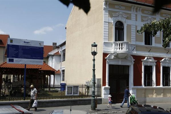 Protest cu banderole albe la Muzeul Judeţean de Istorie şi Artă