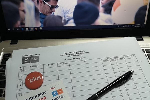Alianţa USR-PLUS Sălaj începe campania de strângere de semnături  pentru candidatura lui Dan Barna la alegerile prezidenţiale