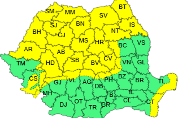 Cod galben de vânt în Sălaj