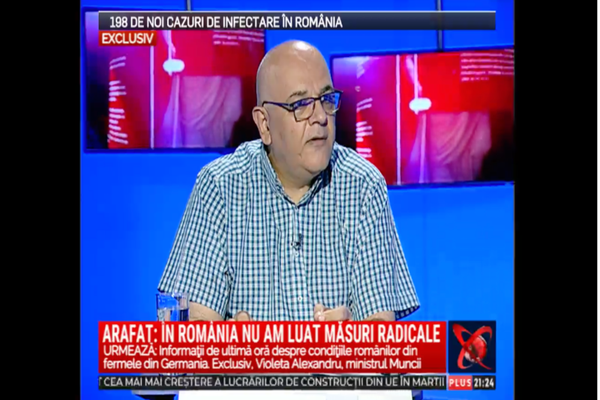 Raed Arafat, la Realitatea PLUS: „Există informații în spațiul public menite să creeze haos și să scadă credibilitatea autorităților”