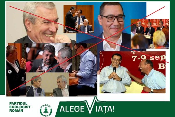 Ecologiştii (PER) acuză partidele parlamentare de ipocrizie şi fraternitate politică în modificarea legislaţiei electorale