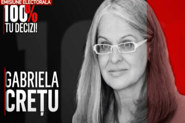 100% TU DECIZI! Gabriela Crețu, senatoarea "femei din toate limbile, uniți-vă"