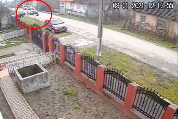 FOTO/VIDEO: Câine, călcat intenționat cu mașina de un șofer, în județul Sălaj