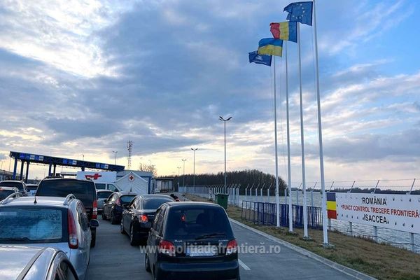 9.295 cetăţeni ucraineni au intrat în România în ultimele 24 de ore