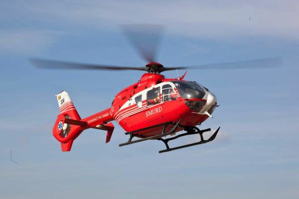 Impact frontal pe DN 1H, între Șimleu Silvaniei și Nușfalău! Un tânăr, grav rănit, a fost transportat cu elicopterul SMURD la Oradea