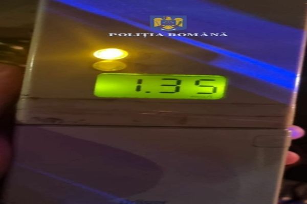 Bărbat prins beat criță la volan, în Zalău