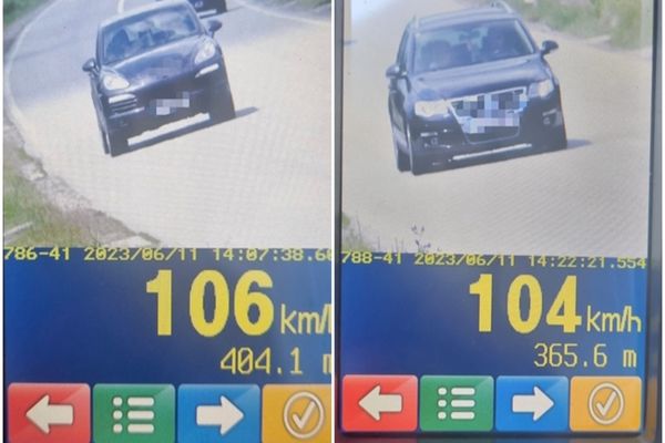 Au condus cu viteză excesivă! Doi clujeni, lăsați fără permise de polițiștii sălăjeni