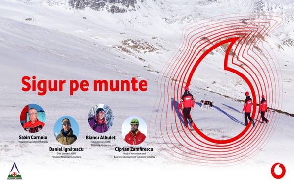 Vodafone și Salvamont lansează #SigurPeMunte, prima campanie de educație montană