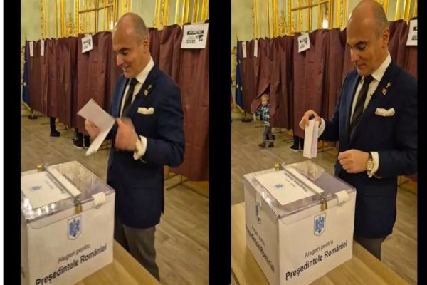 RAREȘ BOGDAN A VOTAT LA AMBASADA ROMÂNIEI DE LA PARIS. ”AM VOTAT PENTRU O ROMÂNIE CARE SĂ FIE APĂRATĂ”