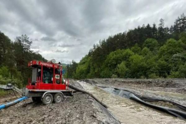 STARE DE ALERTĂ LA SALINA PRAID DIN CAUZA INFILTRAȚIILOR PROVOCATE DE PLOILE TORENȚIALE 